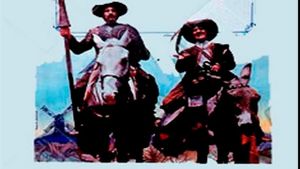 Don Chisciotte and Sancio Panza's poster