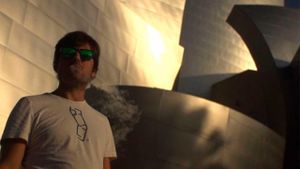 Hi, Mr. Gehry, I'm Marc From Arenys's poster