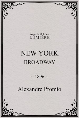 New York, Broadway's poster