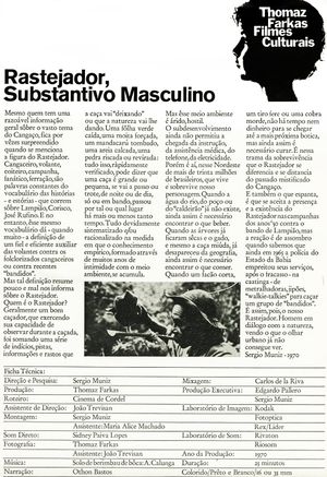 Rastejador, Substantivo Masculino's poster