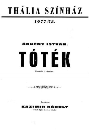 Örkény István: Tóték's poster