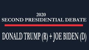 2020 Second Presidential Debate's poster