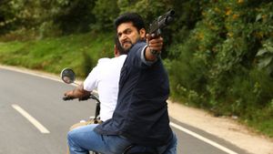 Miruthan's poster