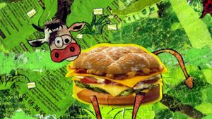 Burger Burp's & the Happy Farmer's poster