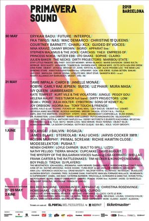 Mac Demarco Live at Primavera Sound 2019's poster