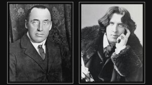 Edward Carson and the Fall of Oscar Wilde's poster