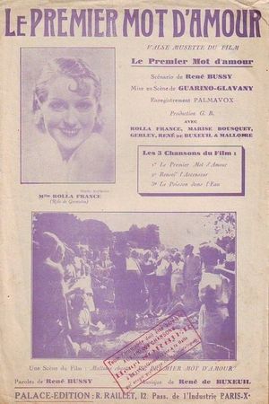 Le premier mot d'amour's poster