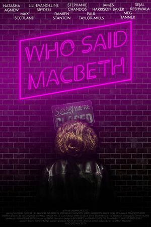 Who Said Macbeth's poster