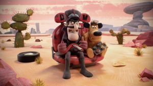 Dastardly & Muttley in 'Press the Red Button''s poster
