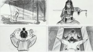 From Legend To Life: The Making of Mulan's poster