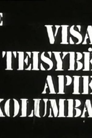 Visa teisybe apie Kolumba's poster