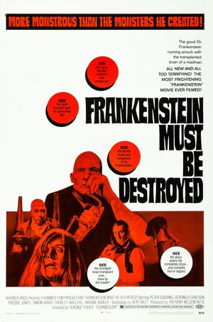 Frankenstein Must Be Destroyed's poster