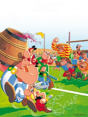 Asterix in Britain's poster