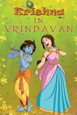 Krishna in Vrindavan's poster