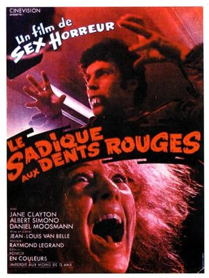 Le sadique aux dents rouges's poster