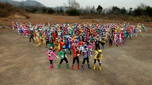 Gokaiger Goseiger Super Sentai 199 Hero Great Battle's poster
