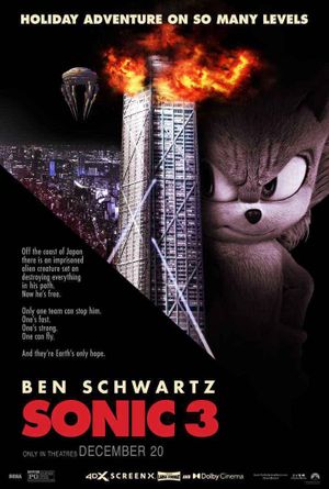 Sonic the Hedgehog 3's poster