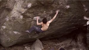 Adam Ondra - Two V16'S's poster