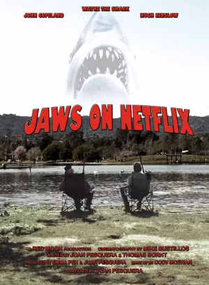 Jaws on Netflix's poster