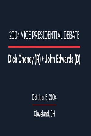 2004 Vice Presidential Debate's poster
