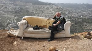 Koudelka Shooting Holy Land's poster