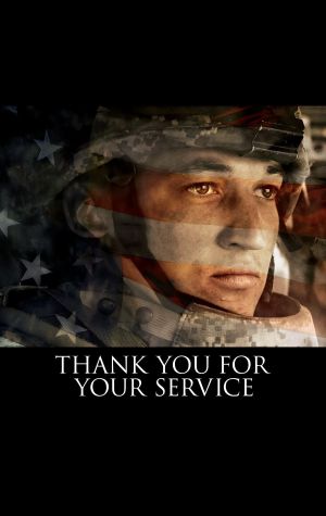 Thank You for Your Service's poster