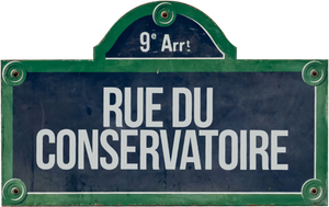 Rue du Conservatoire's poster