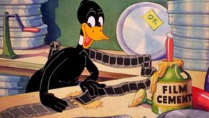 Daffy Duck in Hollywood's poster