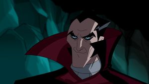 The Batman vs. Dracula's poster