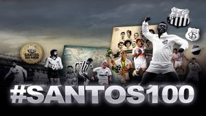 Santos 100 Anos de Futebol Arte's poster