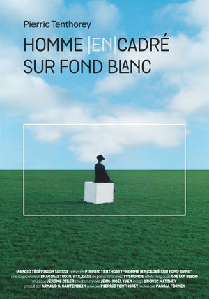 Homme Cadré sur Fond Blanc's poster