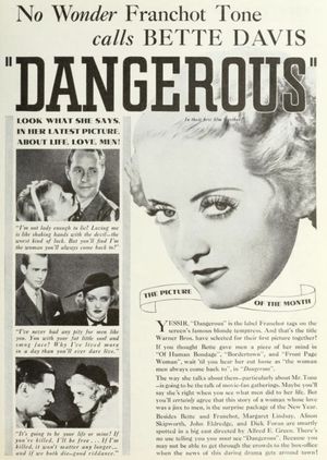 Dangerous's poster