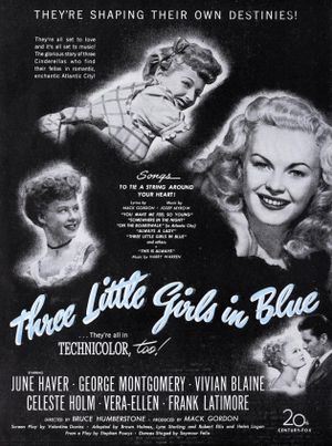 Three Little Girls in Blue's poster