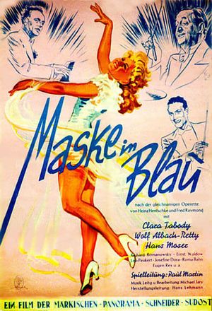 Maske in Blau's poster