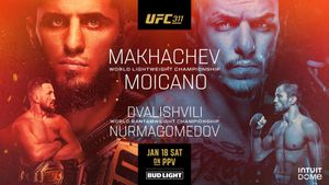 UFC 311: Makhachev vs. Tsarukyan 2's poster