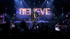 Justin Bieber's Believe's poster