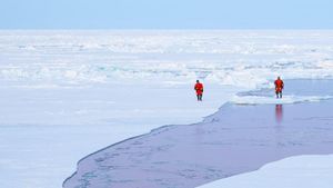 Sailing the North Pole's poster