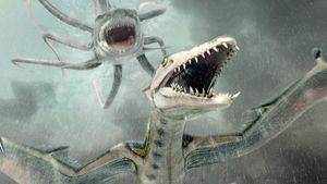 Sharktopus vs. Pteracuda's poster