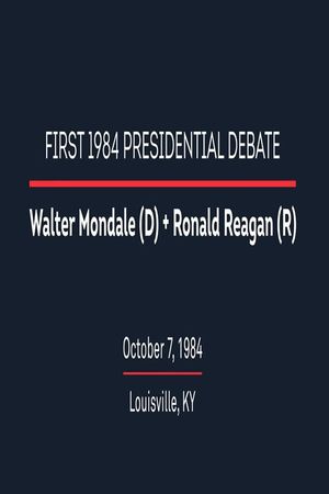 1984 First Presidential Debate's poster