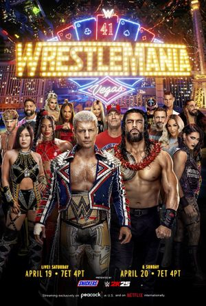 WWE WrestleMania 41: Sunday's poster