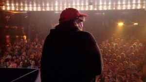 Michael Moore in TrumpLand's poster