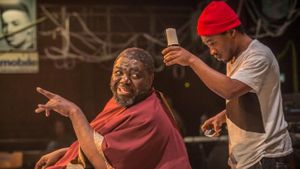 National Theatre Live: Barber Shop Chronicles's poster