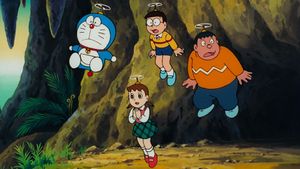 Doraemon: Nobita and the Knights on Dinosaurs's poster