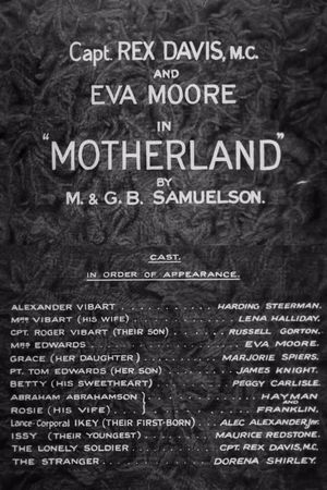 Motherland's poster
