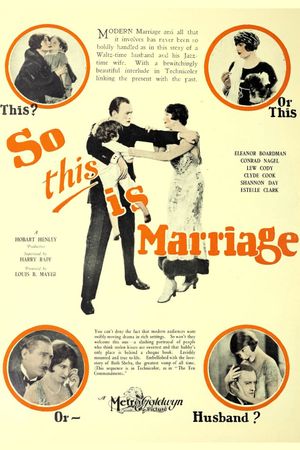 So This Is Marriage's poster