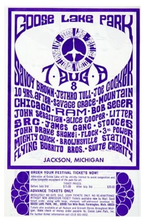 Goose Lake International Music Festival's poster