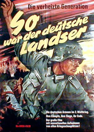 So war der deutsche Landser's poster