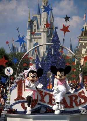 Walt Disney World 15th Anniversary's poster