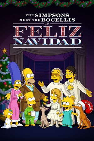 The Simpsons Meet the Bocellis in Feliz Navidad's poster