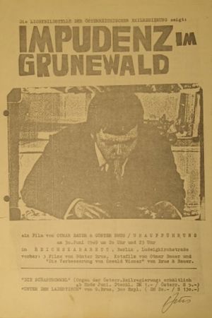 Impudence in Grunewald's poster